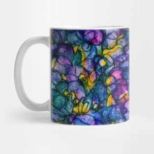 Purple Tree in Fields of Flowers Mug